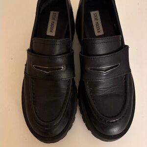 Steve Madden Black Men's Loafers